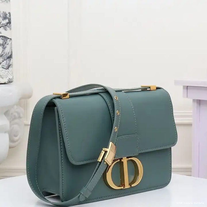 Cheap Bag 30 Calfskin Box Blue Dior Montaigne 0425 Luxury
